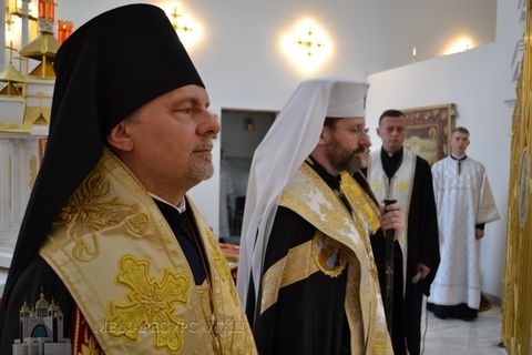 Блаженніший Святослав привітав єпископа Василя Медвіта з 25-річчям архиєрейської хіротонії