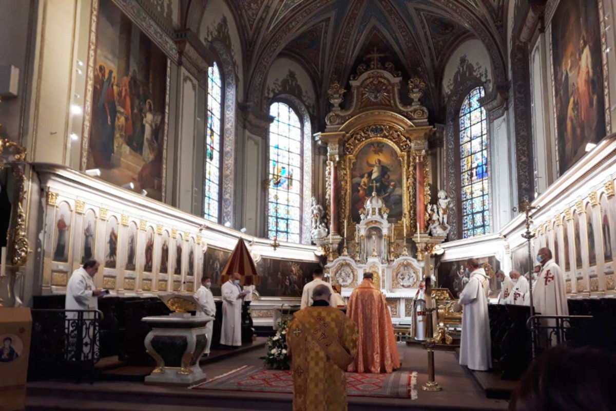 Греко-католицька Літургія стала основою Богослужіння, яке організувала асоціація «Діло Сходу» у Франції
