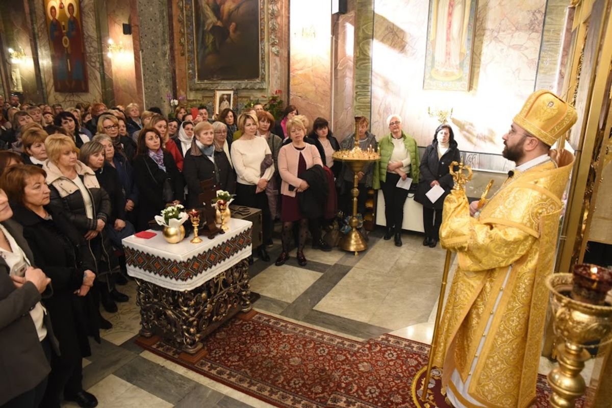 Владика Іван Кулик відвідав парафію свв. Сергія і Вакха у Римі, де довший час був настоятелем