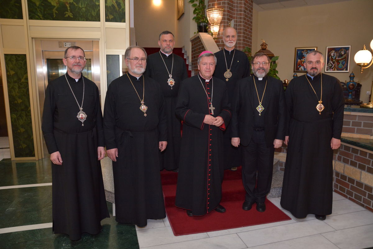Блаженніший Святослав та владики Постійного Синоду зустрілися із архиєпископом Вроцлава