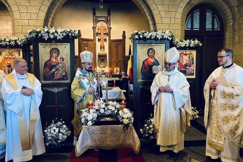 Українська громада у бельгійському Арлоні відзначила храмовий празник посвяченням престолу та іконостасу