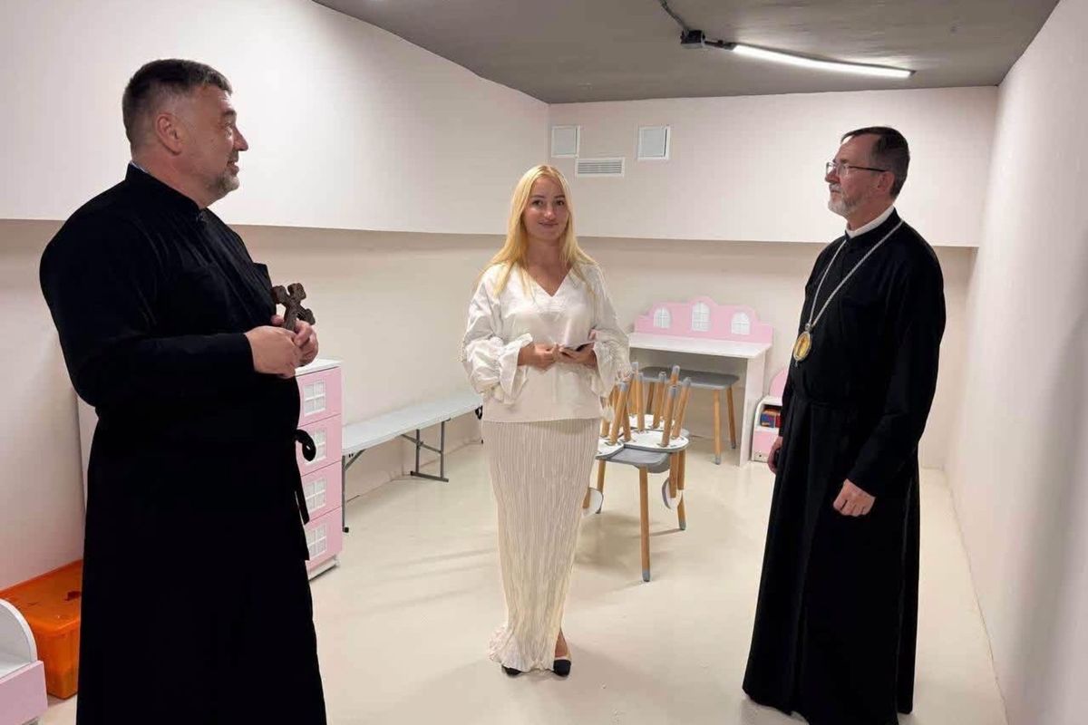 Єпископ Богдан Дзюрах відвідав дитячий садок у Броварах, який підтримує Апостольський екзархат