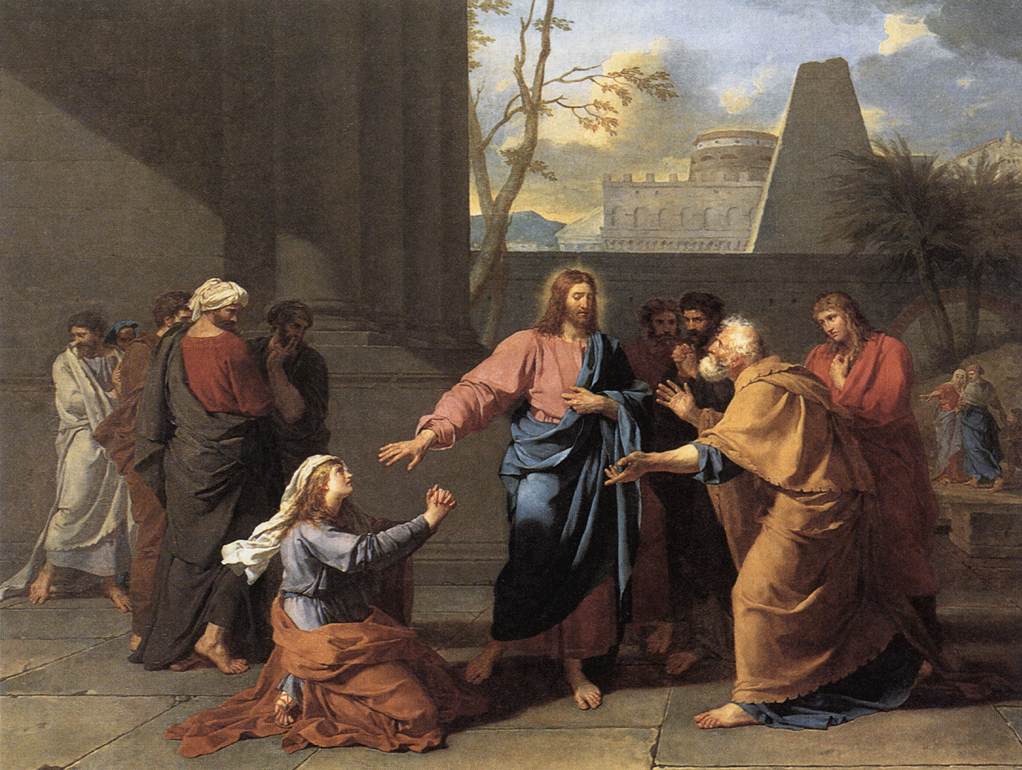 Жан-Жермен Друе, Христос і жінка-хананянка, 1763 рік