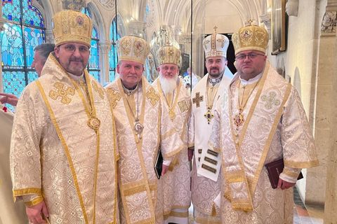 Делегація УГКЦ у Франції взяла участь у святковій Месі з нагоди ювілею багатолітнього партнера «L’Œuvre d’Orient»