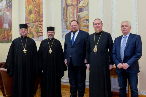 Блаженніший Святослав взяв участь у зустрічі Голови ВРУ з представниками Всеукраїнської ради Церков