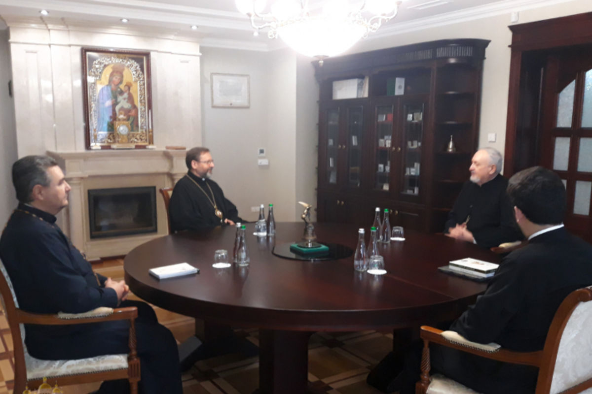 Глава УГКЦ зустрівся з делегацією Константинопольського Патріархату