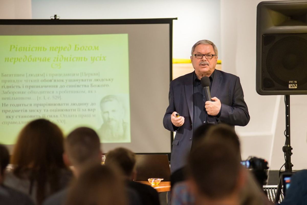 Мирослав Маринович прочитав лекцію про митрополита Андрея Шептицького та принцип позитивної суми