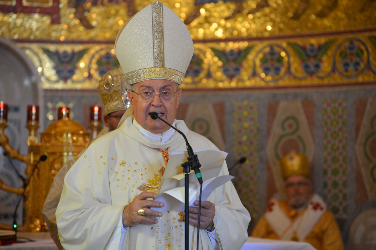 «Віра вашої Церкви є великим даром від Бога», — кардинал Леонардо Сандрі у соборі Святої Софії в Римі