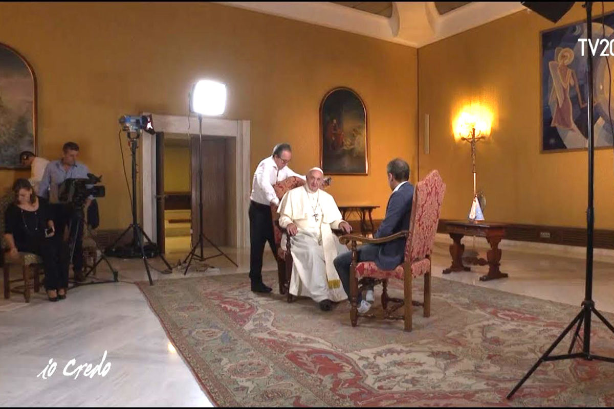 Папа Франциск в інтерв’ю для телепередачі «Credo»: «Людям важко звернутися до Бога як до Отця»