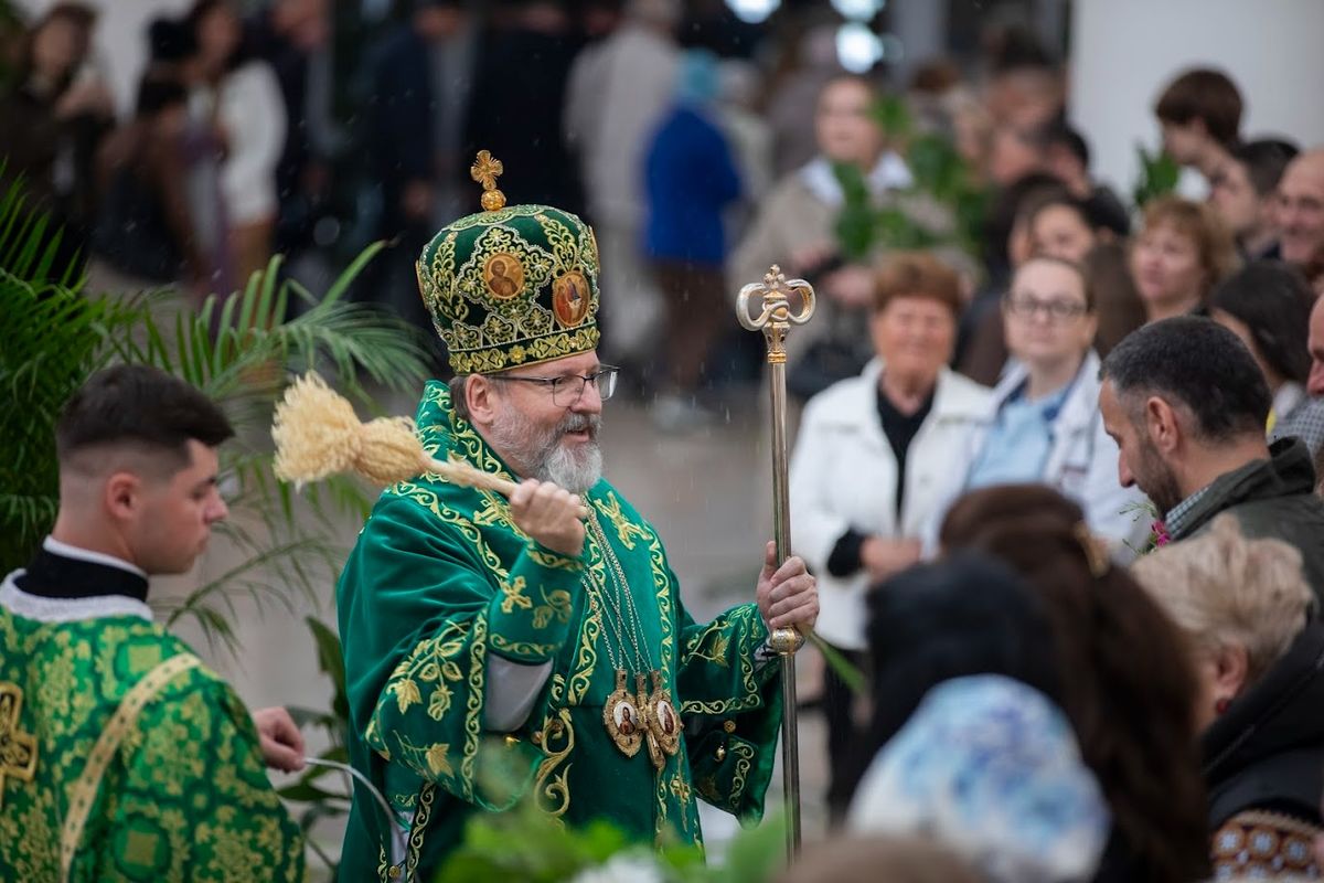 «Ріка живої води тече зараз тут, між нами», — Глава УГКЦ у неділю П’ятдесятниці