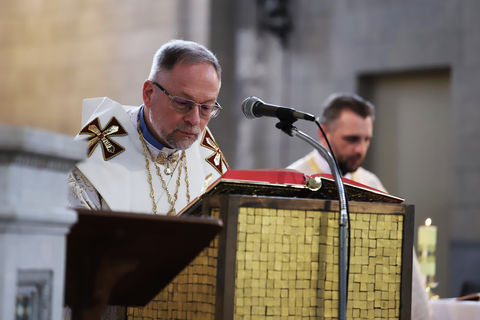 Владика Гліб Лончина очолив Літургію в Антверпені у співслужінні з єпископом Йоганом Боні