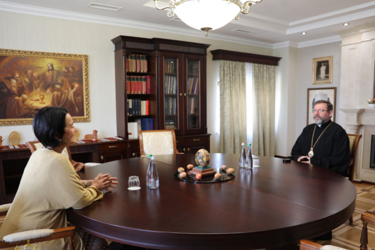 Глава УГКЦ обговорив з послом Іспанії в Україні російський маніфест геноциду українського народу