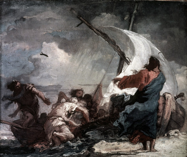 Джованні Баттіста Тієполо, Христос іде по воді, 1768-1770 роки