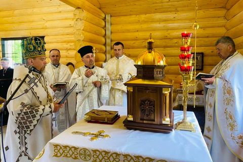 При Козівській лікарні освятили каплицю Святого влкмч. Пантелеймона