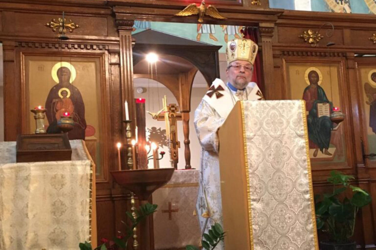 Владика Гліб Лончина відвідав візантійську парафію св. Іринея Ліонського у м. Ліоні