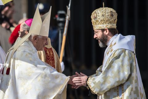 Глава УГКЦ висловив співчуття з приводу відходу до вічності папи-емерита Венедикта XVI