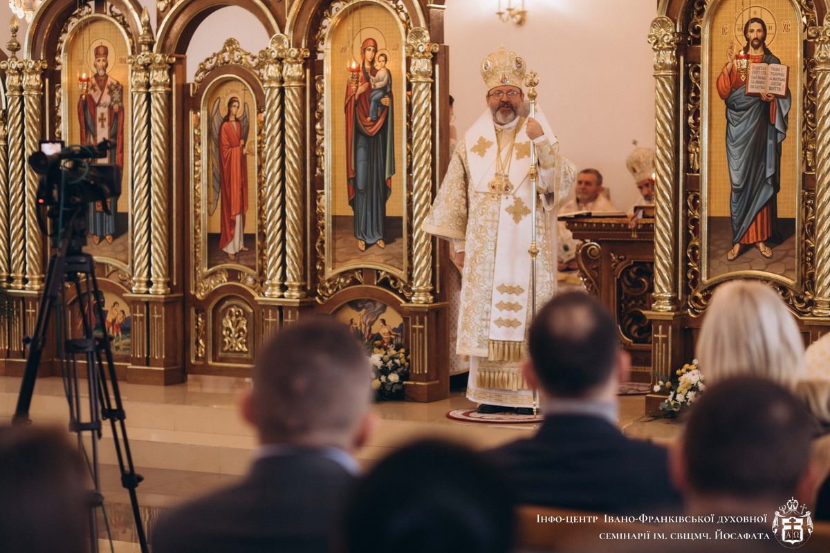 Глава УГКЦ у Івано-Франківській духовній семінарії: «Вірити — означає бути здатним торкнутися джерела життя»