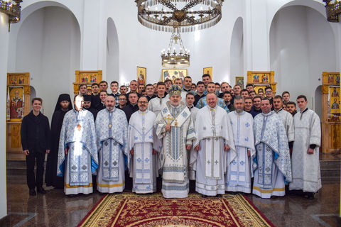 Єпископ Йосиф Мілян очолив молитву з нагоди завершення навчального семестру у Київській духовній семінарії