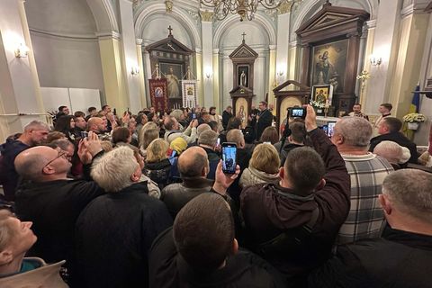 «Ми тут творимо єдину велику українську християнську родину», — Глава УГКЦ під час Вечірні в Ризі