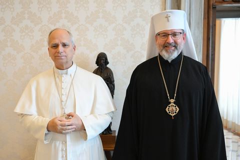 У Ватикані відбулася зустріч Блаженнішого Святослава з Папою Левом XIV