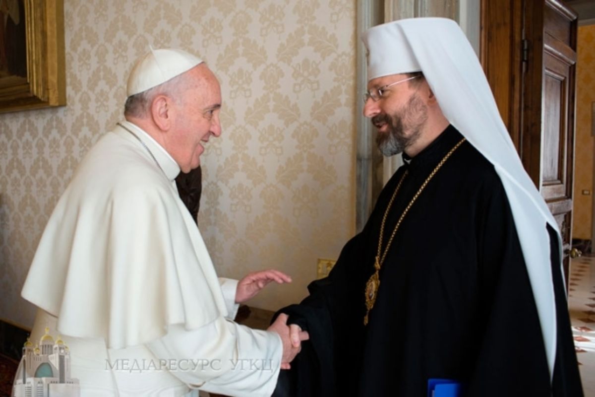 Глава УГКЦ привітав Папу Франциска з ювілеєм священства
