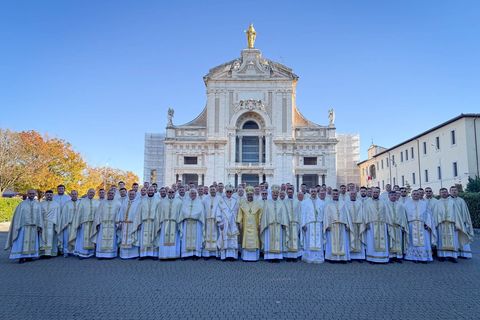 Священники Апостольського екзархату в Італії помолились у базиліці Святої Марії Ангелів в Асижі