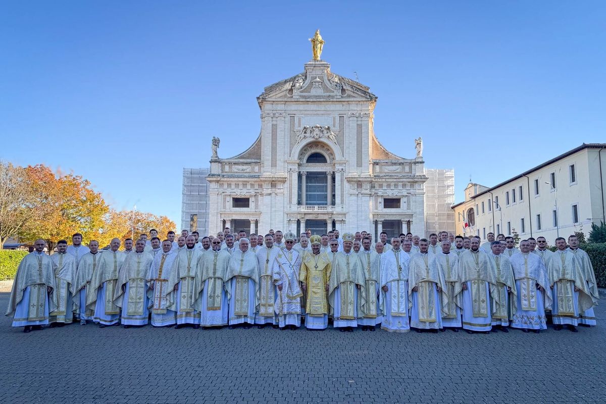 Священники Апостольського екзархату в Італії помолились у базиліці Святої Марії Ангелів в Асижі