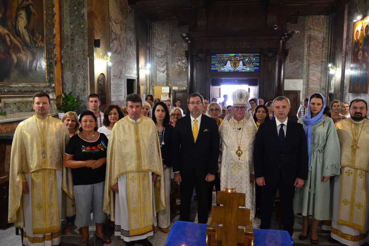 У Римі на День Незалежності представники духовенства та дипломатичного корпусу об’єдналися у молитві за Україну