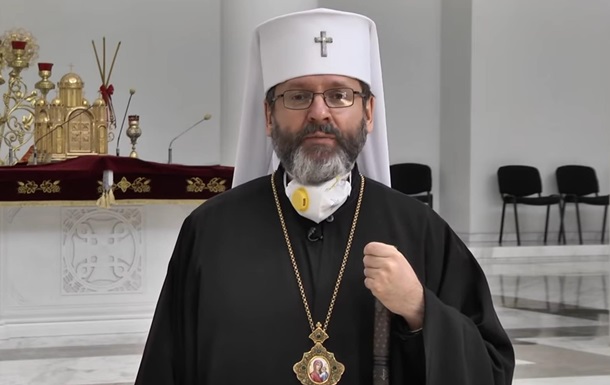 Блаженніший Святослав під час звернення в часі пандемії Covid-19.