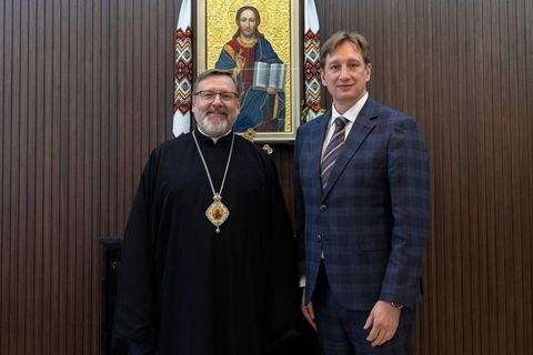 Освіта, капеланство, підтримка учнів за кордоном: Глава УГКЦ зустрівся з міністром освіти і науки України Андрієм Бутенком