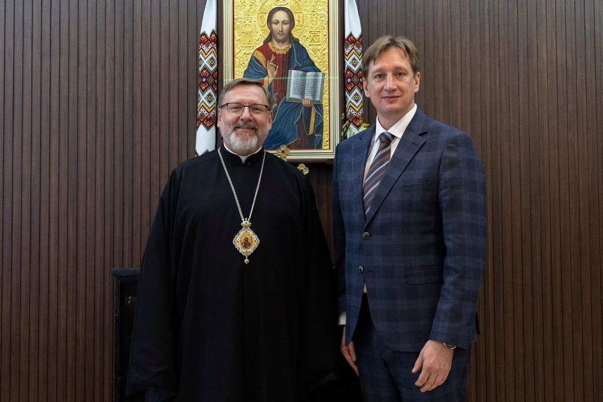 Освіта, капеланство, підтримка учнів за кордоном: Глава УГКЦ зустрівся з міністром освіти і науки України Андрієм Бутенком