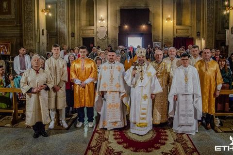 «По тому, чи віримо ми у Христове Воскресіння, можна сказати, чи є ми християнами», — єпископ Григорій Комар у Феррарі