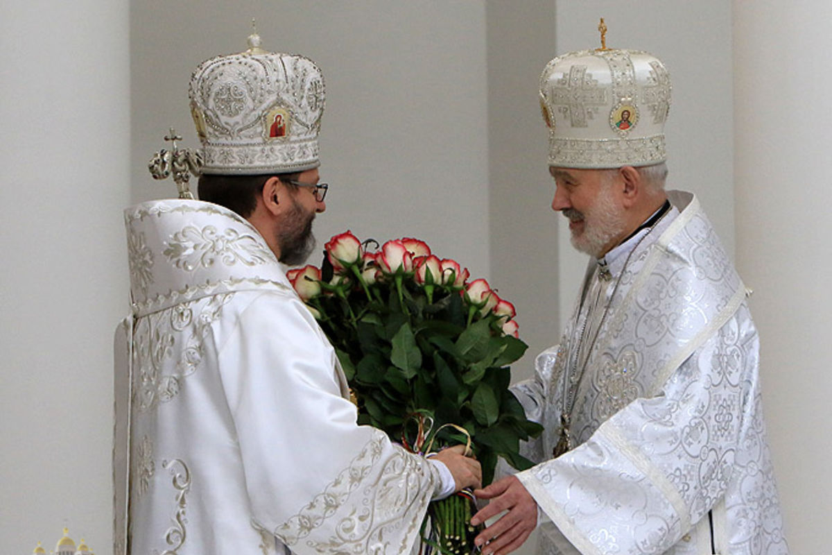 Блаженніший Святослав привітав владику Йосифа Міляна з нагоди його 65-річчя