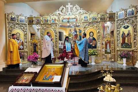 Ікона з мощами святого Володимира Великого завершила своє паломництво парафіями Харківського екзархату УГКЦ