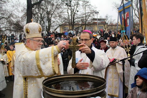 Греко-католики відзначили свято Богоявлення у Вроцлаві екуменічним водосвяттям