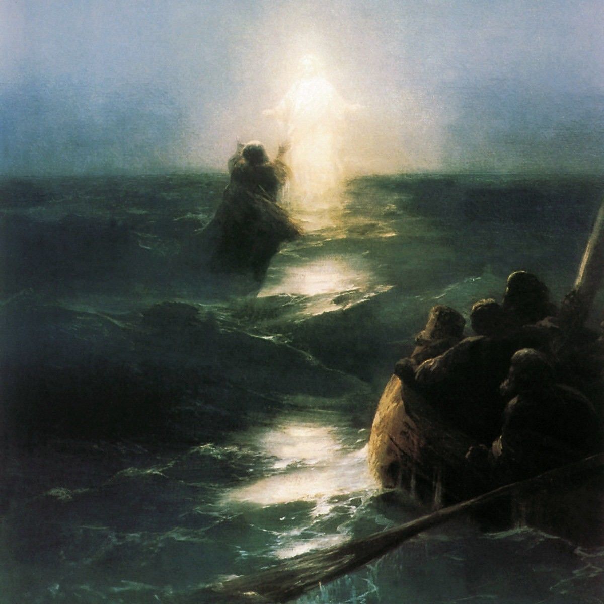 Іван Айвазовський, Ходіння по воді, 1890-ті роки