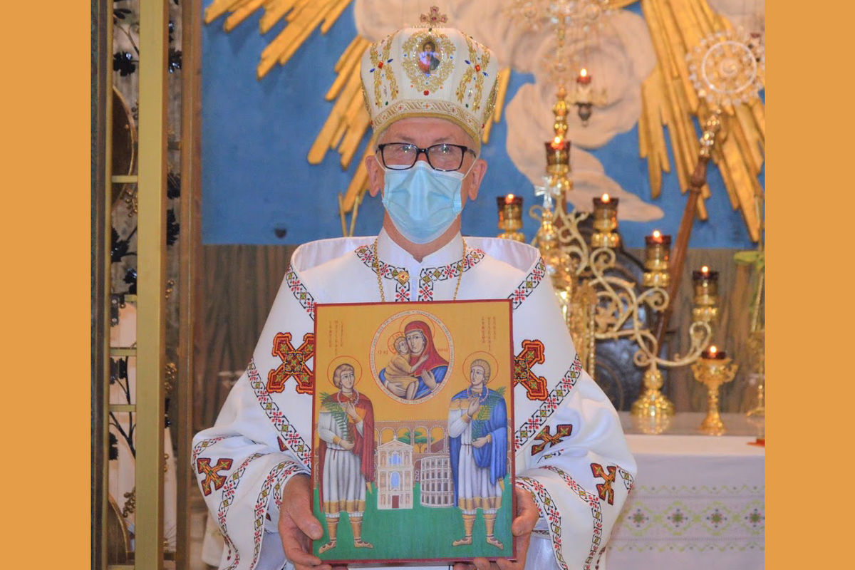 Спільнота Української парафії в Римі привітала владику Діонісія Ляховича із 75-літтям