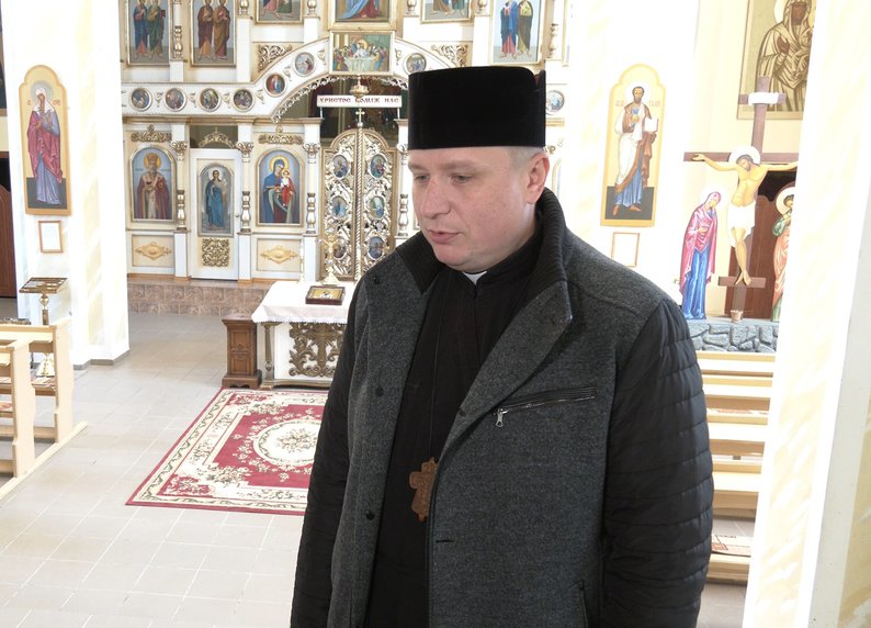 Отець Роман Загородний. Фото: Суспільне Тернопіль.