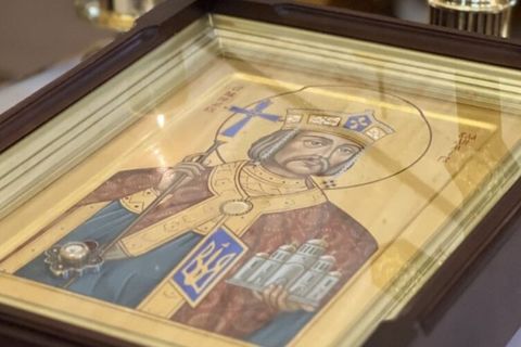 Ікона з мощами святого Володимира Великого перебуватиме у Тернопільсько-Зборівській архиєпархії