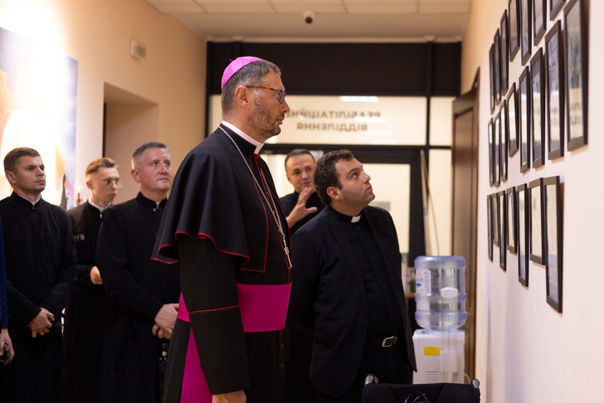 Апостольський нунцій в Україні відвідав соціальні підприємства Івано-Франківської архиєпархії