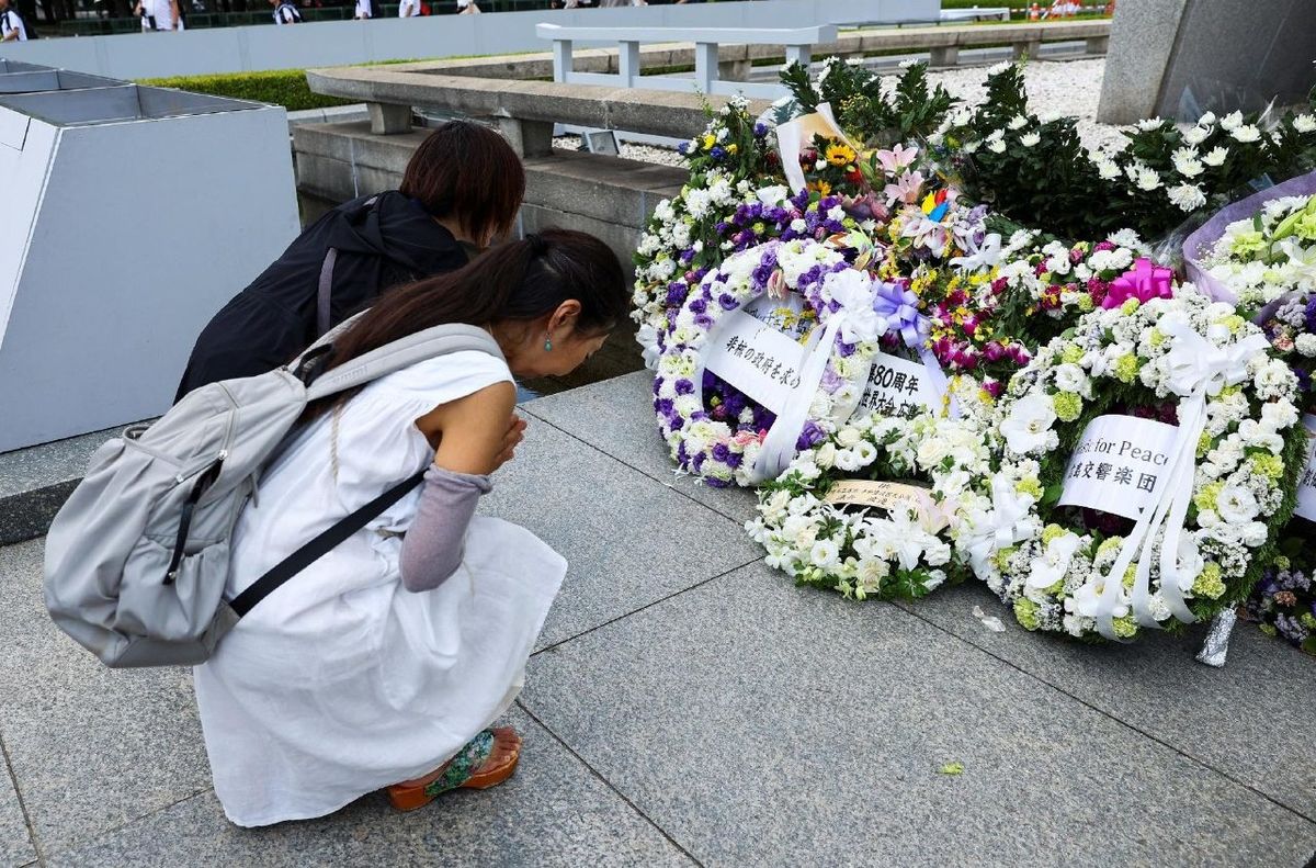 Вшанування жертв великого вибуху. Фото: Vatican Media.