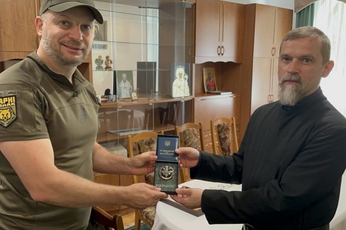 Гірсько-штурмова бригада «Едельвейс» нагородила митрополита УГКЦ