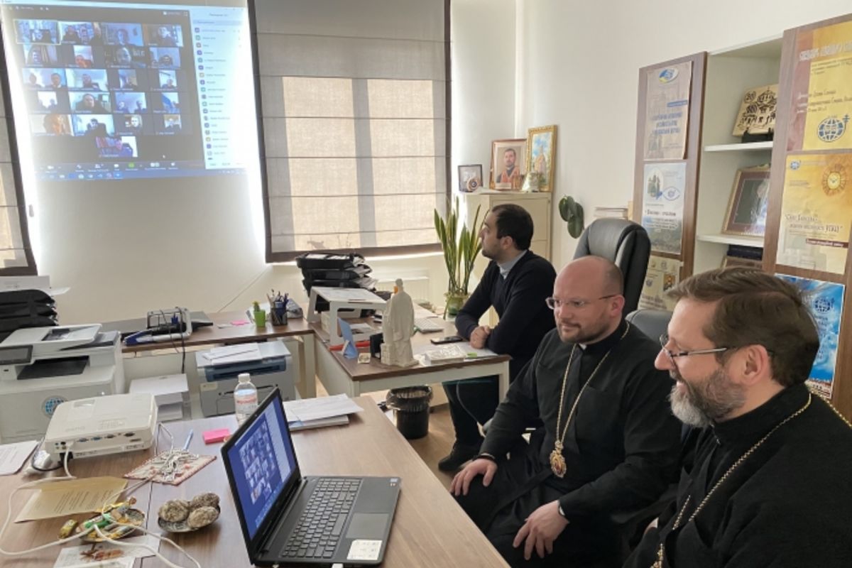 Блаженніший Святослав і владика Степан Сус провели онлайн-зустріч зі священниками з 12 країн щодо особливостей душпастирства в умовах карантину