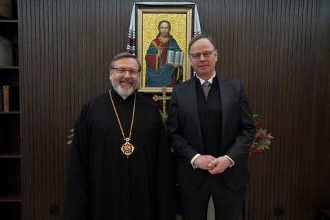 Блаженніший Святослав на зустрічі з Послом Нідерландів: «Дякую за порятунок мого брата і солідарність з Україною»