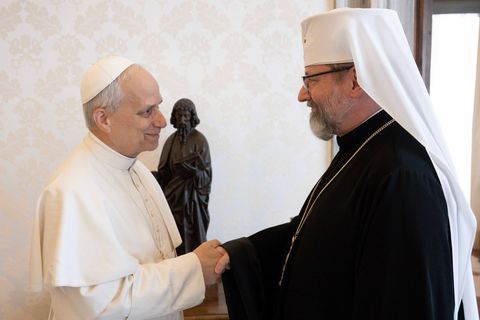 Папа Лев XIV прийняв на аудієнції Главу УГКЦ Блаженнішого Святослава