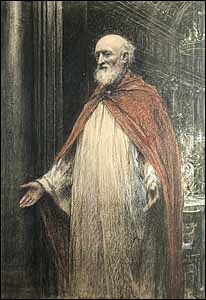 Євген Бурнард (Eugène Burnand), Деталь картини "Запрошення на бенкет", 1899 рік.