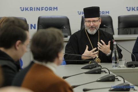 «Я не вірю, що може бути правда, яка зашкодить», — Глава УГКЦ на зустрічі з журналістами «Укрінформу»