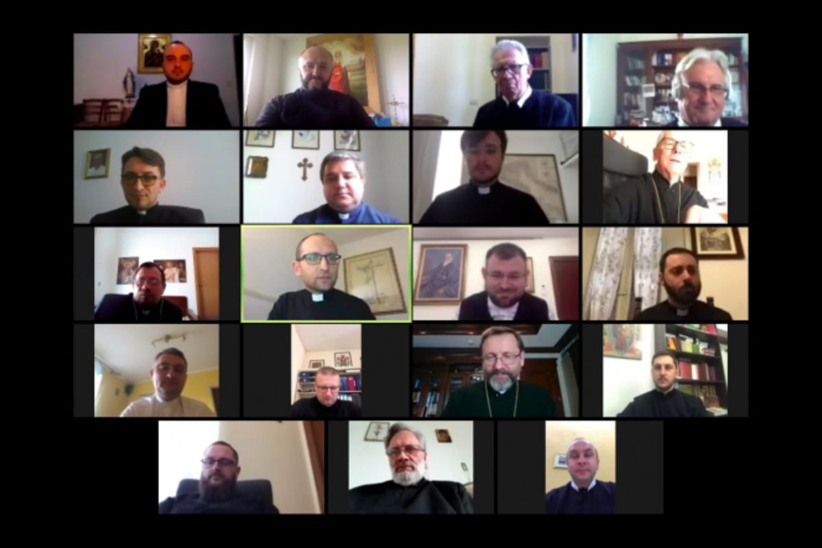 Онлайн-конференція душпастирів Римського Центрального регіону з Блаженнішим Святославом