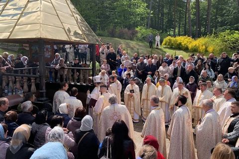 Під час традиційної прощі вірних Сокальсько-Жовківської єпархії до Заглини відбулося посвячення каплиці