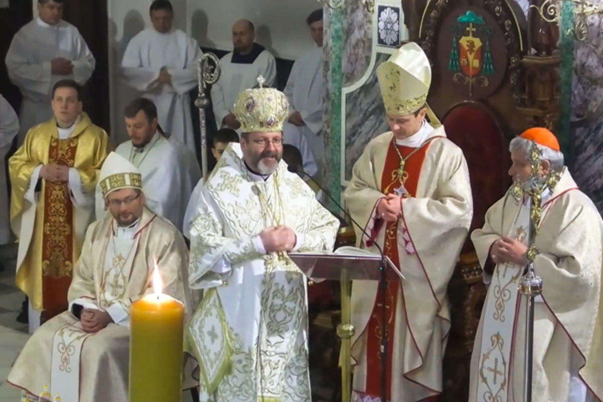 Глава УГКЦ привітав вірних Римо-Католицької Церкви в Україні з Великоднем